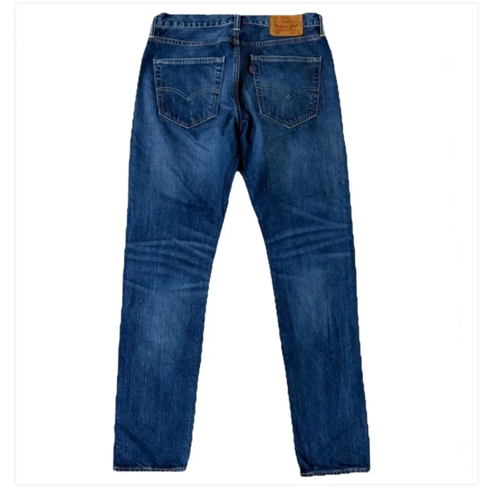 Levi’s 512 Mens 32x32 Slim Taper Jeans Blue Denim Stretch Red Tab 5 Pocket Pants